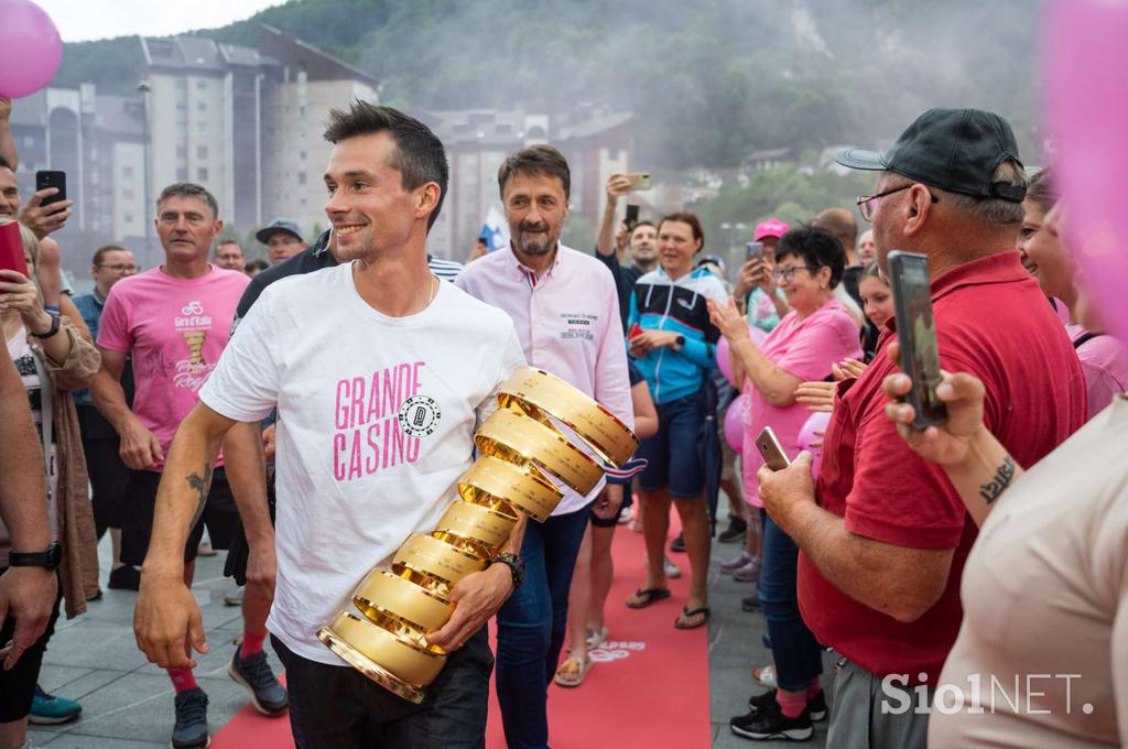 sprejem Zagorje Primož Roglič