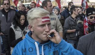 V Avstriji velik porast skrajnih desničarskih incidentov