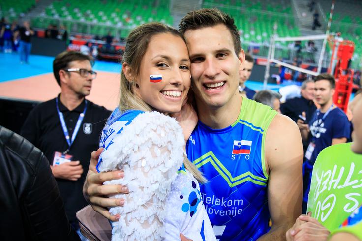 Jan in Urška Kozamernik sta si večno zvestobo obljubila julija 2022. | Foto: Mediaspeed