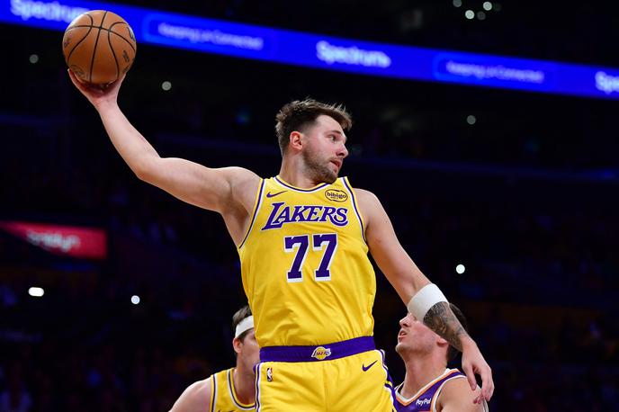 Luka Dončić, Los Angeles Lakers | Luka Dončić je bil po porazu razumljivo razočaran. | Foto Reuters