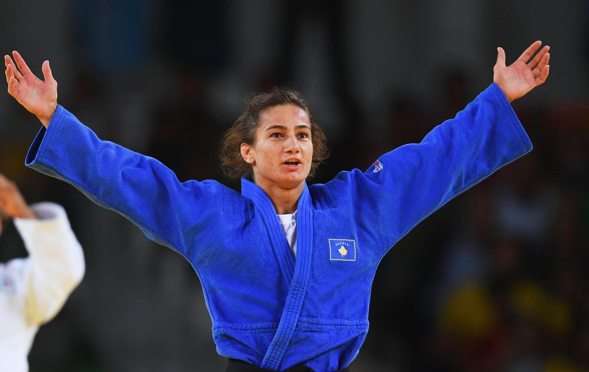Majlinda Kelmendi | Kosovska judoistka Majlinda Kelmendi je na olimpijskih igrah v Riu osvojila zlato medaljo (2016). | Foto Getty Images