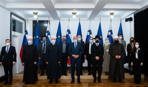 Janša se je srečal s predstavniki muslimanskih in judovskih verskih voditeljev