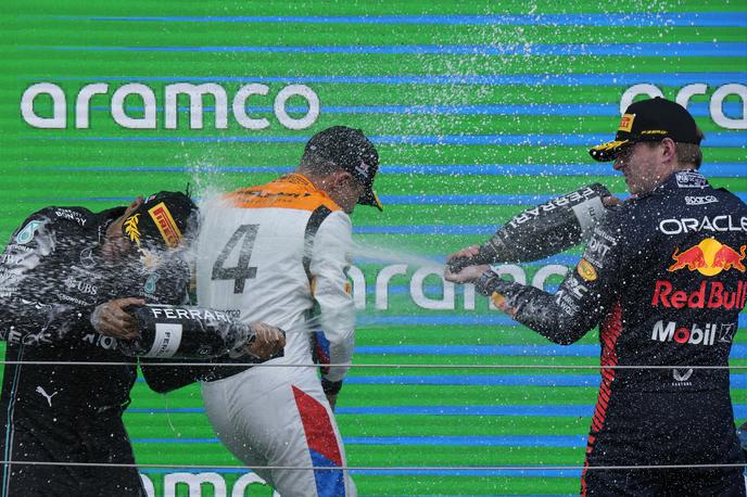 Silverstone Lando Norris McLaren | Še Max Verstappen je začuden, da je kar naenkrat Lando Norris njegov prvi izzivalec. | Foto Guliverimage