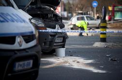 Policijski lov se je končal z nesrečo