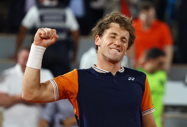 Casper Ruud si je že nabral nekaj izkušenj. Jih dovolj za prvo zmago na turnirju za grand slam? | Foto: Reuters