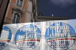 Evroskupina v barvah izida volitev v Italiji