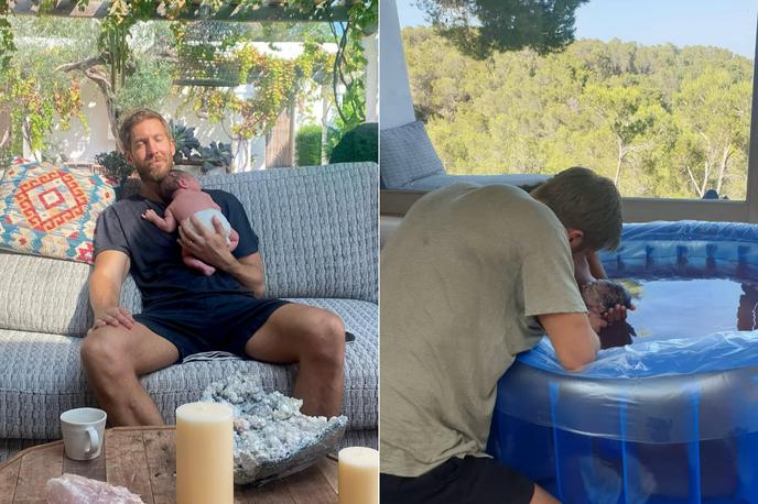 Calvin Harris postal očka | Kot je razvidno z objavljenih fotografij, se je dojenček Calvina Harrisa rodil v domačem okolju na španskem otoku Ibiza. | Foto Instagram/Calvin Harris
