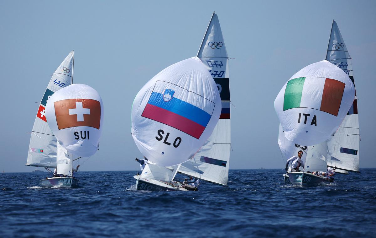 Tina Mrak, Jakob Božič, Pariz 2024 | Tina Mrak in Jakob Božič se nista uvrstila v regato za medalje. | Foto Guliverimage