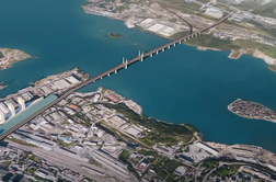 Nov most na Hrvaškem: visok bo kot pelješki, imel bo štiri pasove