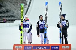 Slovenski dan v Falunu: Lanišek slavil in prevzel skupno vodstvo, Prevc tretji