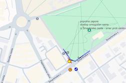 Popolna zapora v Ljubljani