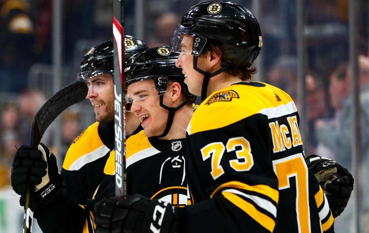 Boston Bruins | Igralci Boston Briuns so se zavihteli na sam vrh lige NHL.  | Foto Getty Images