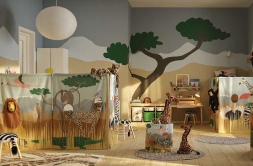 Podjetje IKEA predstavlja kolekcijo SANDLÖPARE – za otroke, ki jo navdihuje afriška savana