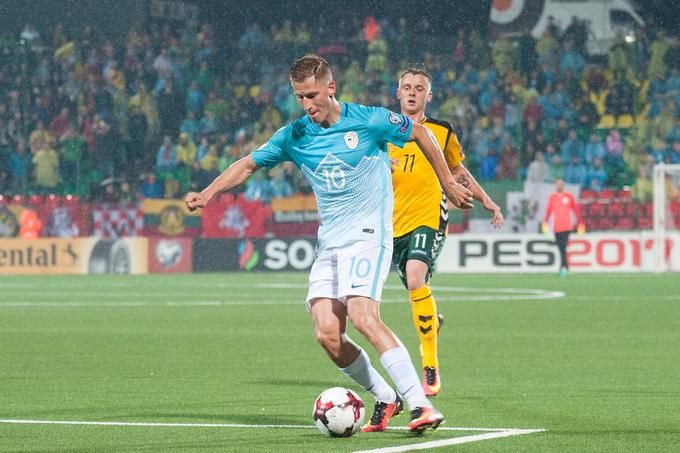 Valter Birsa je kvalifikacijski ciklus za SP 2018 s Slovenijo odprl z remijem v Litvi. | Foto: Sportida