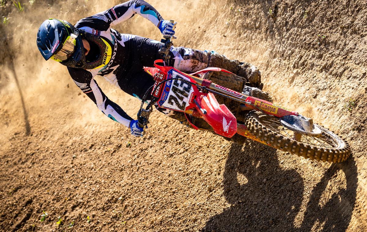 pokal narodov Tim Gajser | Tim Gajser znova uživa na svoji Hondi. | Foto AMZS/Goran Krošelj