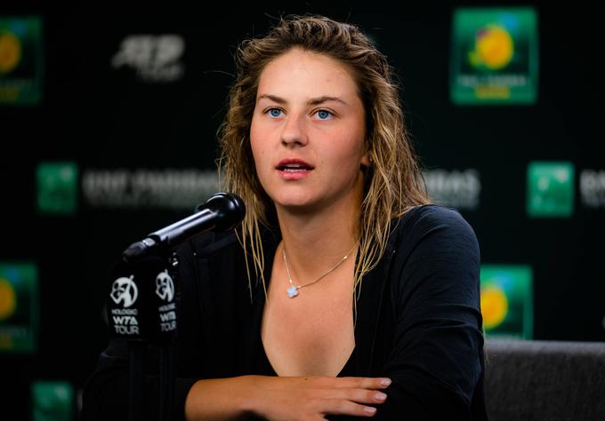 Marta Kostjuk verjetno ne bo navdušena nad morebitno odločitvijo Britancev. Torej, da bodo Rusi in Belorusi lahko igrali v Wimbledonu. | Foto: Guliverimage/Vladimir Fedorenko