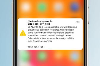 Zadnjo septembrsko soboto bodo telefoni zapiskali, a tokrat ne bo šlo za preplah