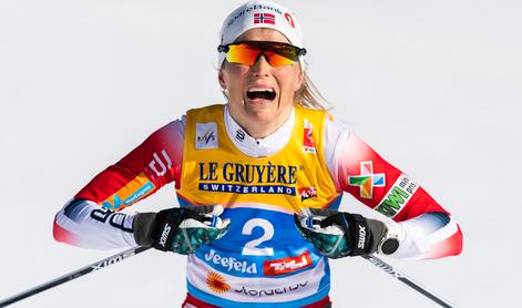 Johaugovi zmaga na skiatlonu, Alenka Čebašek "padla na realna tla"