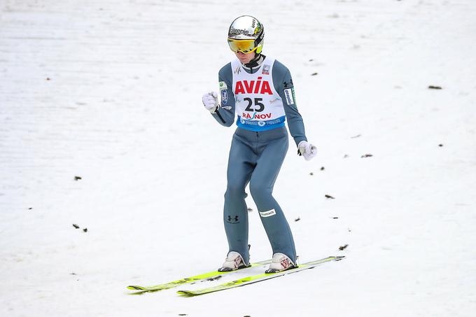 Za zaključek sezone se je povzpel med najboljše skakalce. Drugo mesto v Lillehammerju je bil zanj dosežek kariere. | Foto: Sportida