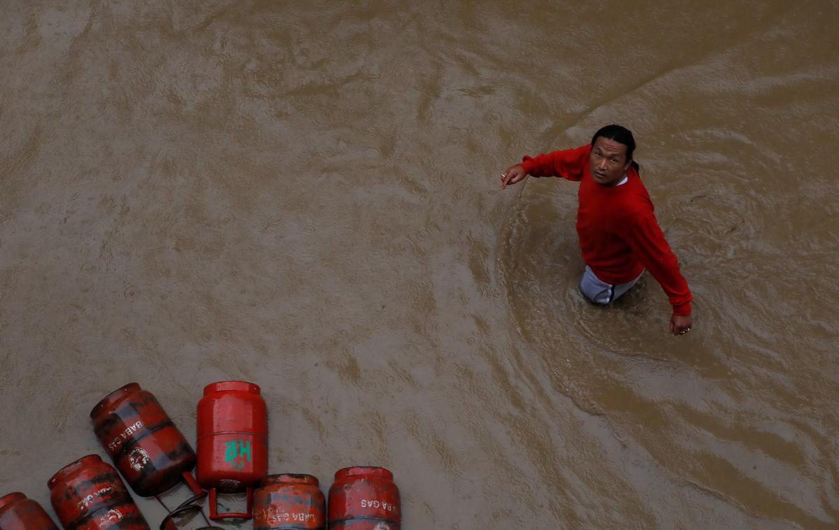 Poplave v Nepalu | Foto Reuters
