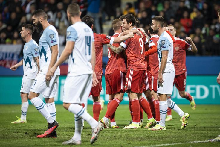 Ljudski vrt je nazadnje gostil slovensko nogometno reprezentanco leta 2021, ko je takratna Kekova četa v kvalifikacijah za SP 2022 izgubila doma proti Rusiji z 1:2. | Foto: Jure Banfi