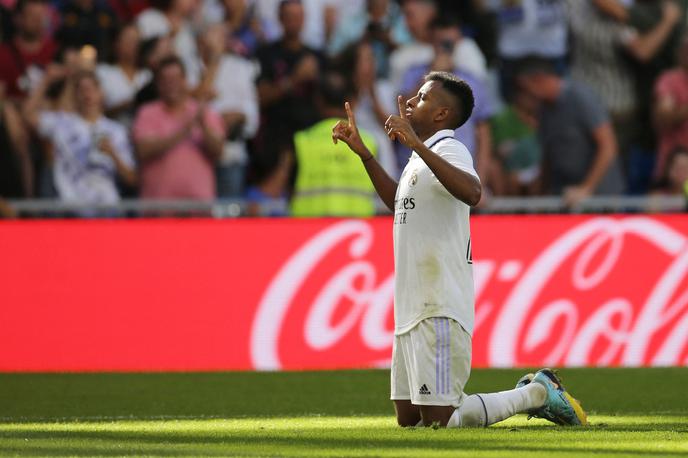 Rodrygo | Brazilec Rodrygo je prinesel Realu pomembno zmago, s katero je ohranil prvo mesto. | Foto Reuters