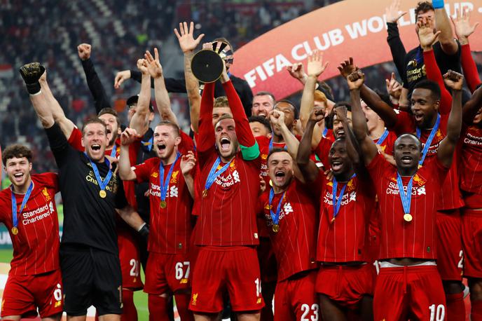 Liverpool klubsko SP Doha | Lani so se naslova veselili nogometaši Liverpoola. | Foto Reuters