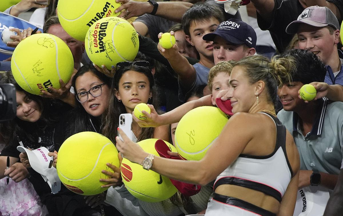 Arina Sabalenka | Jessica Pegula je ekspresno napredovala v četrtfinale. | Foto Guliverimage
