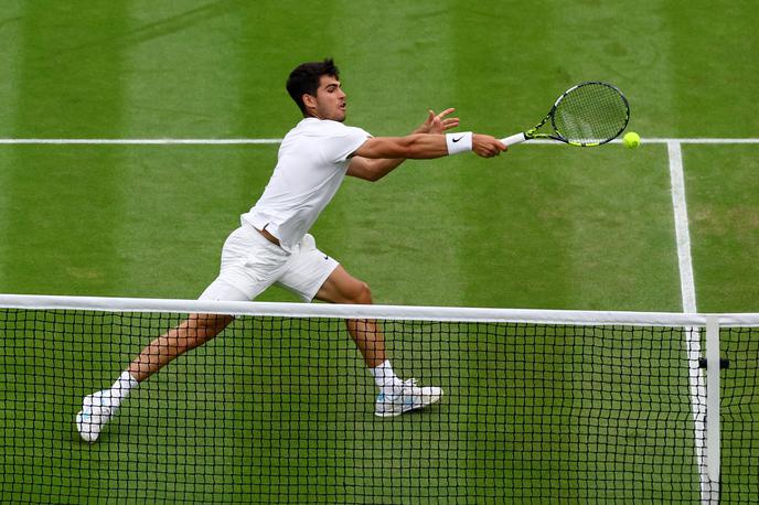 Wimbledon Carlos Alcaraz | Carlos Alcaraz je postal prvi četrtfinalist turnirja za grand slam v Wimbledonu.  | Foto Reuters