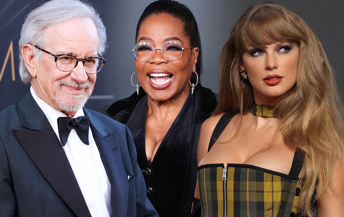 Znani miljarderji | Med zvezdniškimi milijarderji so tudi Steven Spielberg, Oprah Winfrey in najmlajša med 18 znanimi osebnostmi na seznamu, glasbenica Taylor Swift.  | Foto Reuters, Guliverimage