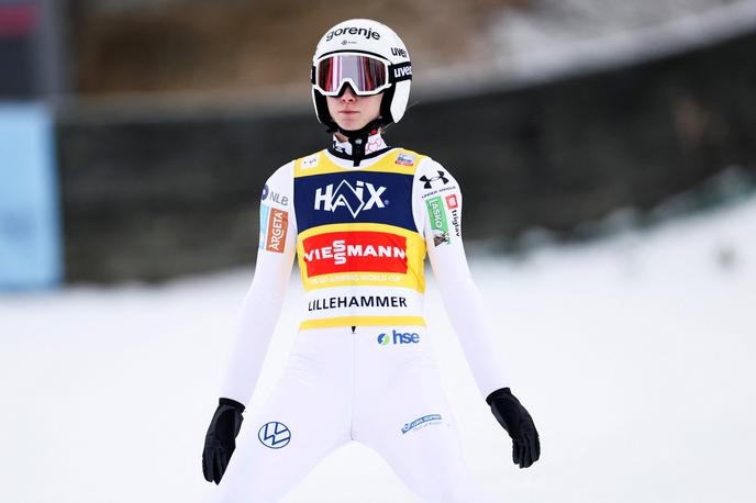 Lillehammer Nika Prevc | Nika Prevc je bila v petek druga.  | Foto Reuters