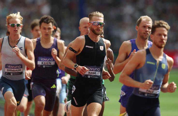 Med narekovalci tempa je bil tudi Žan Rudolf. | Foto: Reuters
