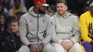 LeBron James: Prepričevanje Luke Dončića, da ostane pri Lakersih, ni moja naloga