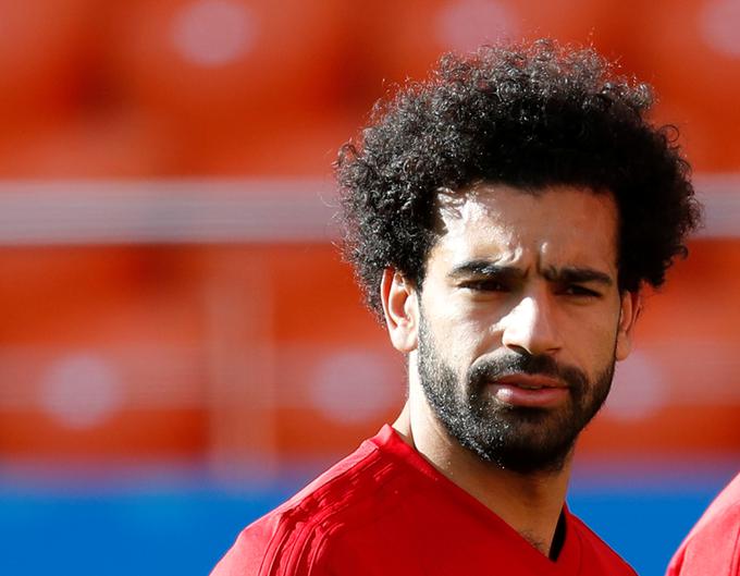 Mohamed Salah se bo danes poslovil od letošnjega svetovnega prvenstva. | Foto: Reuters