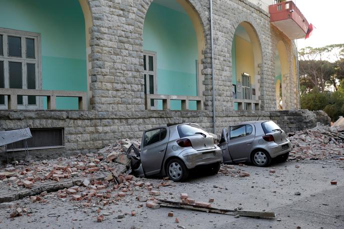 Posledice potresa v Albaniji | Foto Reuters