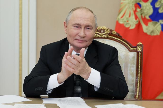 Vladimir Putin | Rusi imajo pripravljeno posodobitev jedrskega načrta.  | Foto Reuters