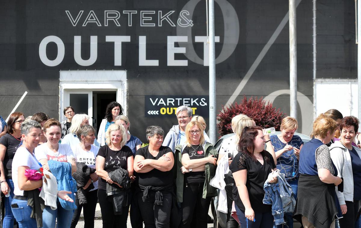 stavka v podjetju Varteks | Povprečna neto mesečna plača delavcev v Varteksu je lani znašala 570 evrov, leto prej pa okoli 40 evrov manj. | Foto Pixsell