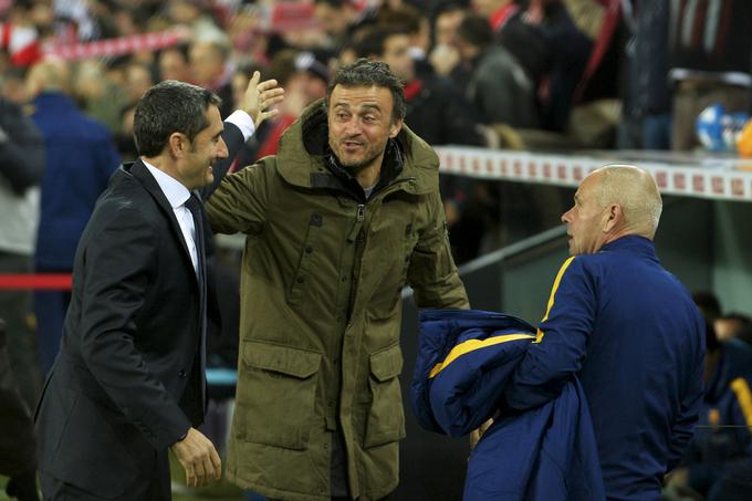 Ernesto Valverde in Luis Enrique se odlično poznata. | Foto: Reuters