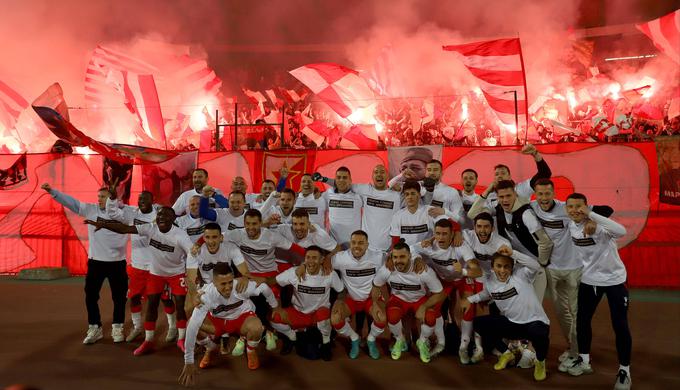 Crvena zvezda je postala srbski nogometni prvak že šestič zapored. | Foto: Guliverimage/Vladimir Fedorenko