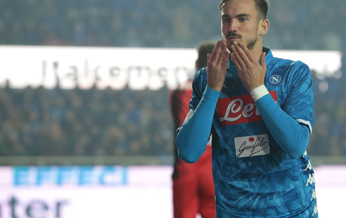 Fabian Ruiz | Napoli se je veselil zmage v Bergamu. Prvi gol za goste je prispeval Fabian Ruiz. | Foto Getty Images