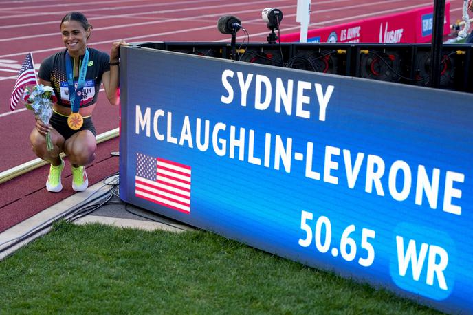 Sydney McLaughlin-Levrone | Sydney McLaughlin-Levrone je izboljšala svoj svetovni rekord v teku na 400 metrov z ovirami. | Foto Guliverimage