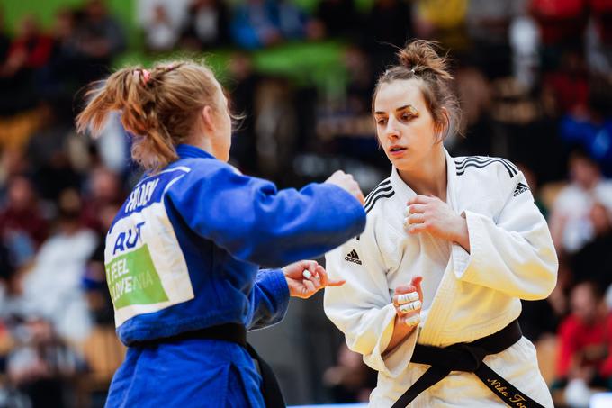 "Drugo mesto je eno tistih, ki ga je težko sprejeti, ker izgubiš zadnjo borbo," je povedala celjska judoistka. | Foto: Aleš Fevžer