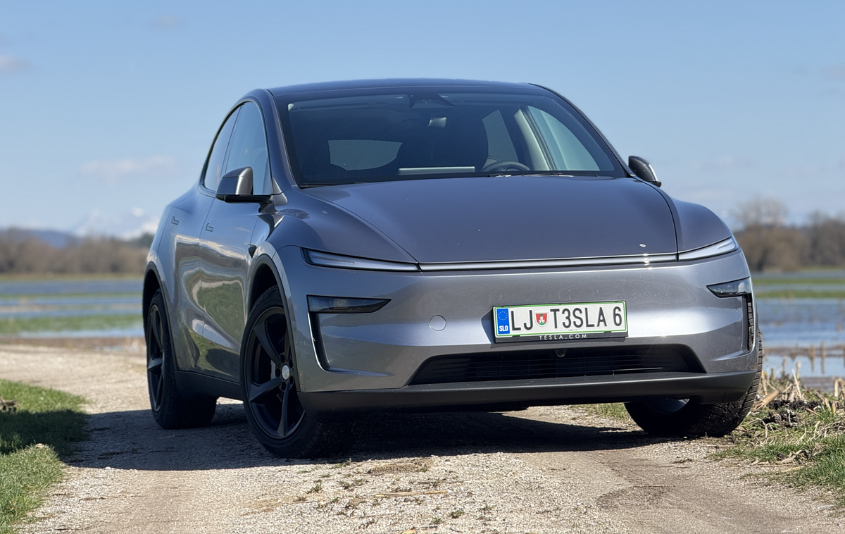 Tesla model Y | Tesla je vodilna znamka po prodaji električnih avtomobilov v Sloveniji. | Foto Gregor Pavšič