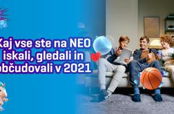 Kaj vse ste na NEO iskali, gledali in občudovali v 2021