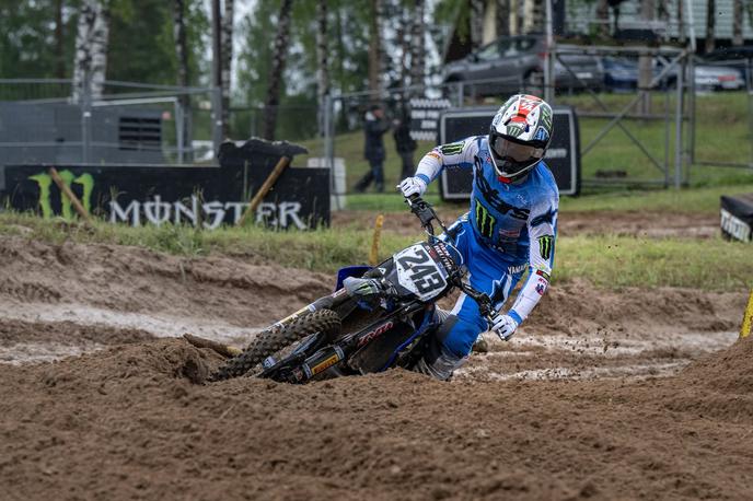 Tim Gajser Latvija Yamaha | Tim Gajser je bil po slabšem štartu v soboto na kvalifikacijski vožnji sedmi. | Foto Yamaha Racing