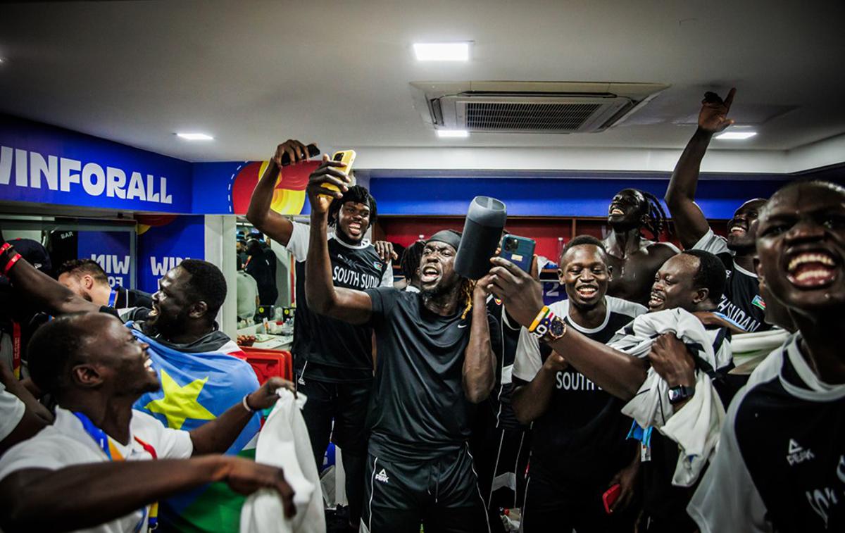 Južni Sudan SP 2023 | Južni Sudan bo igral na olimpijskih igrah prihodnje leto. | Foto FIBA