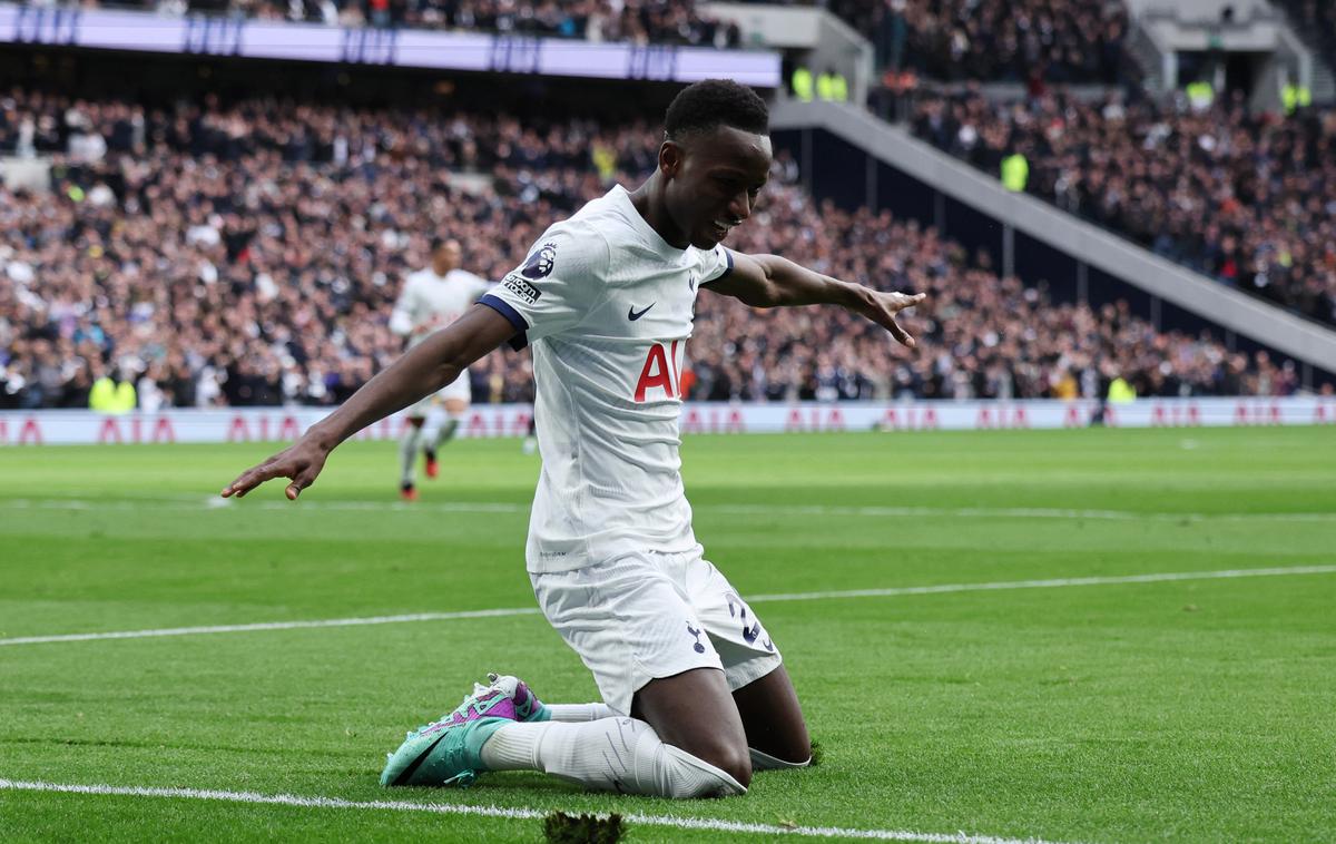 Pape Matar Sarr | Pape Matar Sarr je podaljšal pogodbo s Tottenhamom do leta 2030. | Foto Reuters