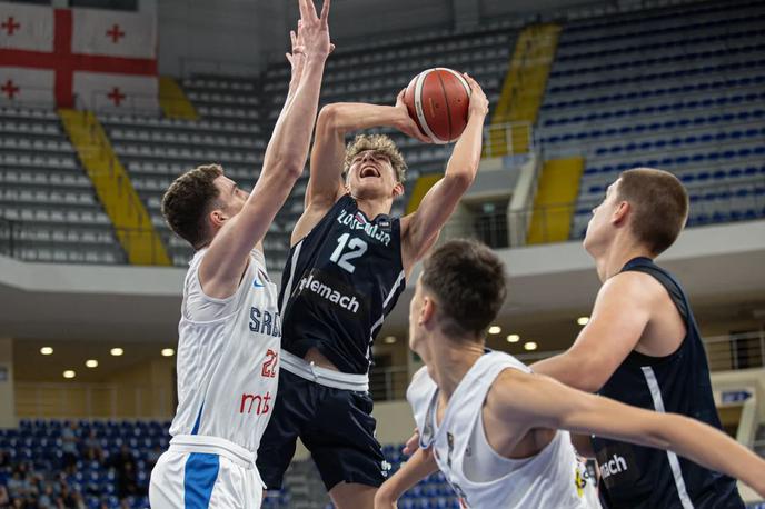 Matic Rezec, slovenska košarkarska reprezentanca U16 | Mladi Slovenci so izgubili polfinalni obračun EuroBasketa s Srbijo. | Foto Fiba Europe