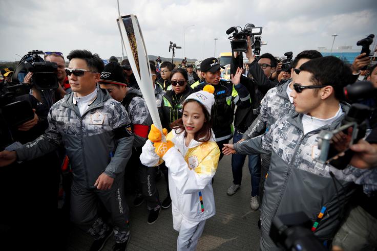 Olimpijska bakla 2018 | Foto: Reuters