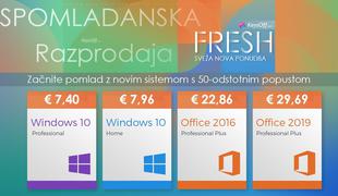 Spomladanska razprodaja 2021 – Windows 10 Professional za 7,40 evra